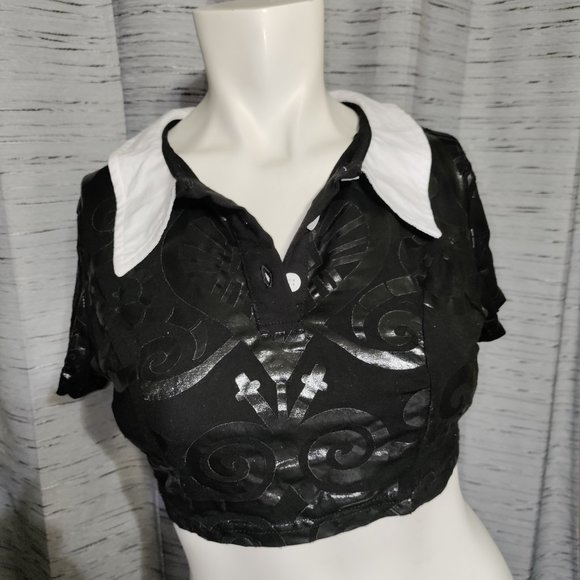 Killstar Tops - KILLSTAR - Voodoo Crop Top
